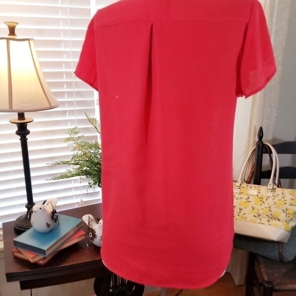 Maurice's sz sm top reddish orange - Picture 4 of 7